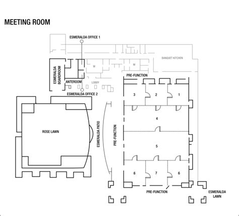 Wedding Event Space Floor Plans at the Renaissance Esmeralda Indian ...