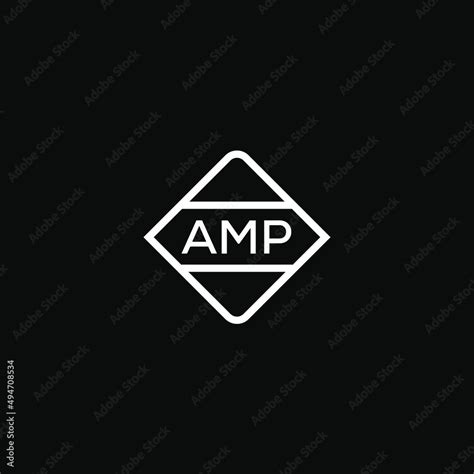 AMP letter design for logo and icon.AMP monogram logo.vector ...