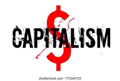 Capitalism Sticker Authentic Design Graphic Stamp Stock Illustration ...