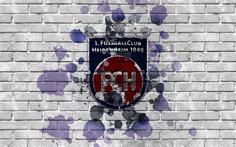 Heidenheim Fc Bundesliga 2 German Football Club Logo Football Soccer Fc Heidenheim 1846 Germany ...