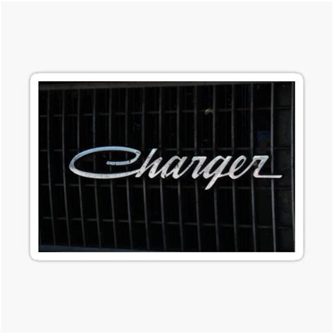 "Classic Charger Emblem" Sticker for Sale by EcstasyPanda | Redbubble