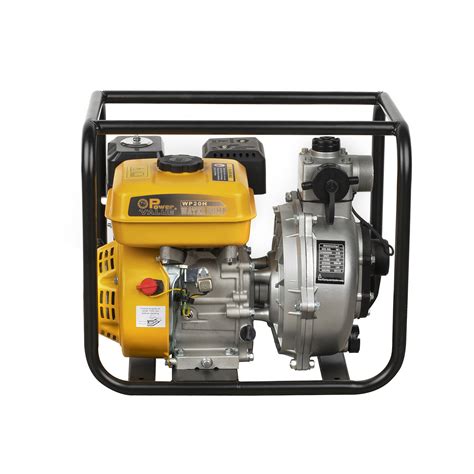 Power Value 2 Inch High Pressure Cast Iron Gasoline Water Pump - 2" High Pressure Pump and 2 ...