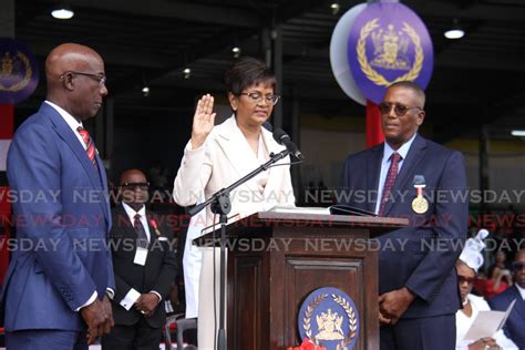 Photos of the Day: President Inauguration - Trinidad and Tobago Newsday