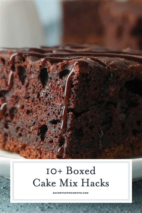 10+ EASY Cake Mix Hacks to Make Boxed Cake Mix Better!