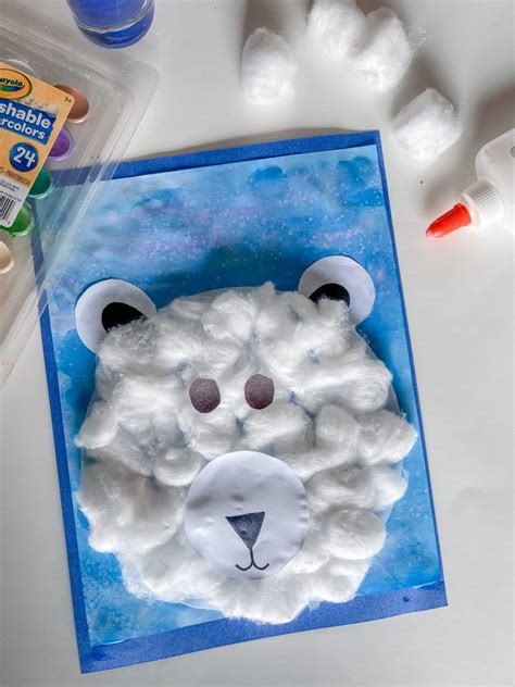 Easy Polar Bear Craft For Preschool Kids - Sandbox Academy