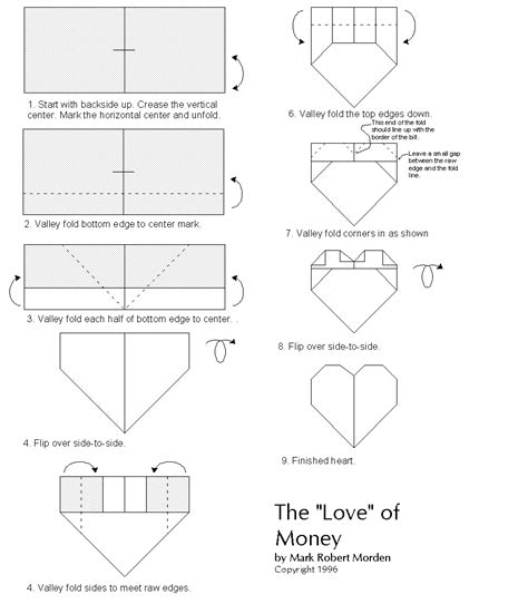 Money Origami Tutorial Easy - Origami