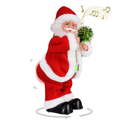 Life Size Animated Dancing Santa With Realistic Face ...