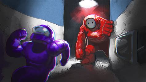 Red vs Blue Crewmate Among Us Wallpaper, HD Games 4K Wallpapers, Images ...