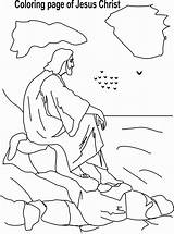 Printable Coloring Pages Of Jesus sketch template