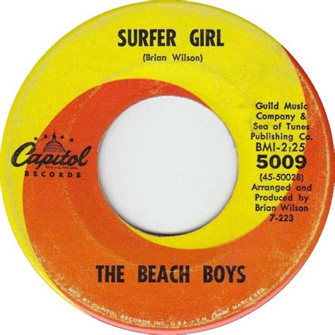 Surfer Girl / Little Deuce Coupe by The Beach Boys (Single, Vocal Surf ...