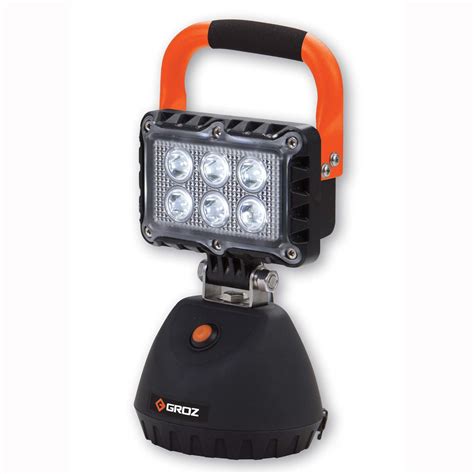 Groz Multimode 18W LED Rechargeable Worklight | CE, RoHs & CREE Certified | Adjustable ...