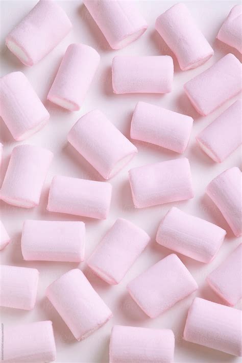 "Pink Marshmallows." by Stocksy Contributor "BONNINSTUDIO " - Stocksy