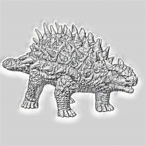 Ankylosaurus,pencil,drawing,sketch,grey - free image from needpix.com