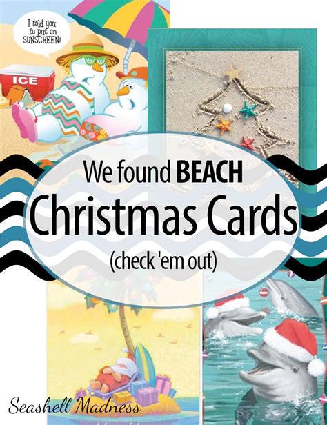 Beach Christmas Cards (already!) | Beach christmas card, Beach ...