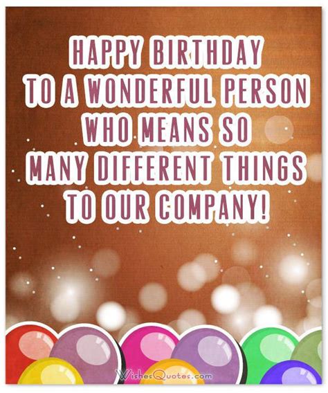 Amazing Birthday Wishes to Inspire your Employees