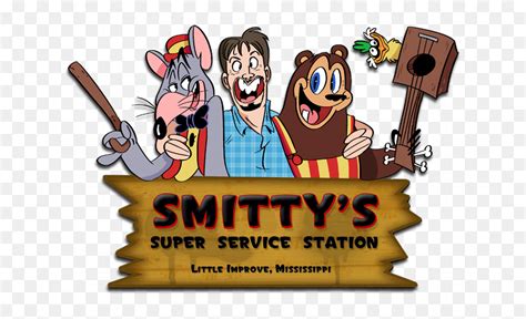 Pizza Time Players At Smitty's Super Service Station, HD Png Download - vhv