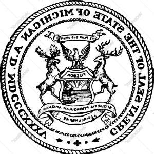 State Of Michigan Seal Vector at Vectorified.com | Collection of State Of Michigan Seal Vector ...