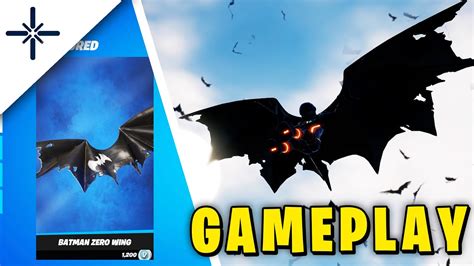 BATMAN ZERO WING | Glider Gameplay in Fortnite - YouTube