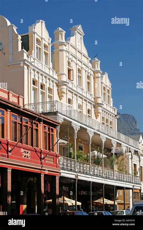 south africa cape town Long street colonial architecture table mountain ...