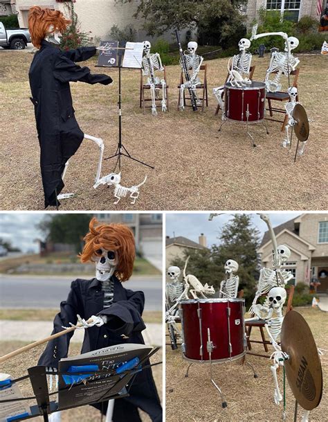 31 Funny Skeleton Scenes Created By This Family From Texas In The Lead ...