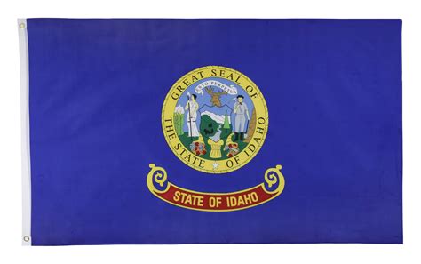 Shop72 US Idaho State Flags - Idaho Flag - 3x5' Flag From Sturdy 100D Polyester - Canvas Header ...
