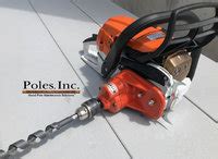 Drill Attachment for Chainsaw from Poles, Inc.