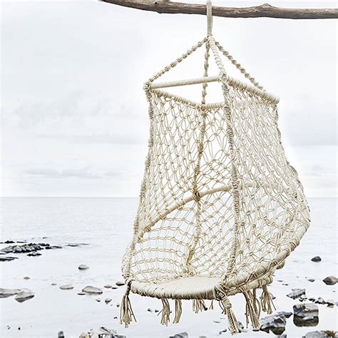 hanging rope swing seat by primrose & plum | notonthehighstreet.com