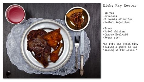 12 Photographs Of Death Row Inmates' Final Meals