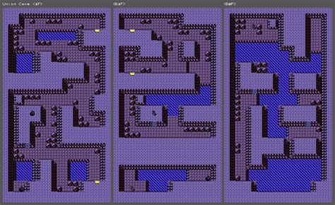 pokemon crystal union cave map | The Cave