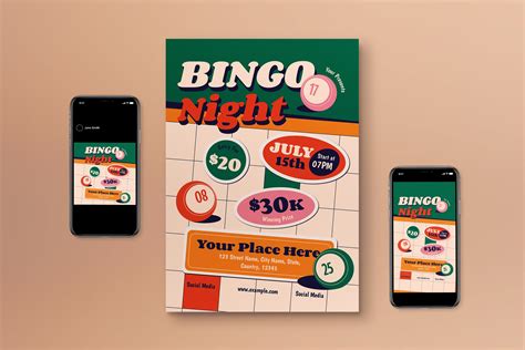 Bingo Night Flyer Set | Flyer Templates ~ Creative Market