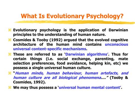 Evolutionary Psychology