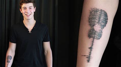 Shawn Mendes Gets FIRST Tattoo & Reveals Sweet Meaning - YouTube