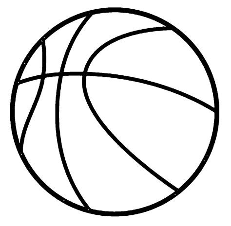 Ball Coloring Page - Coloring Home