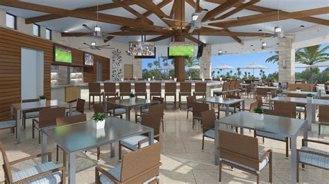 Naples Lakes Country Club Constructing Cabana Cafe