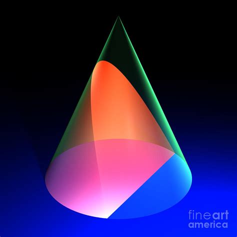 Conic Section Parabola 6 Digital Art by Russell Kightley