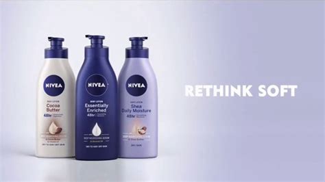 Nivea Essentially Enriched Body Lotion TV Commercial, 'Rethink Soft: Marathon: Body Wash' - iSpot.tv