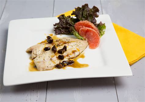 Oven Roasted Florida Pompano with a Citrus Sauce - Chef Dennis