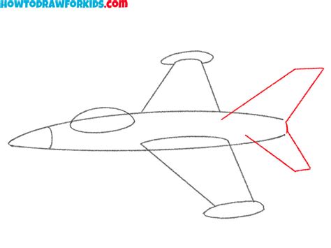 How to Draw a Jet - Easy Drawing Tutorial For Kids