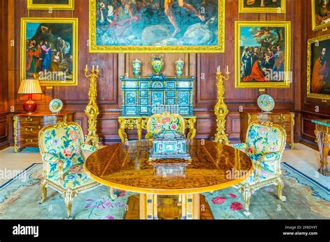 Burghley house interior hi-res stock photography and images - Alamy