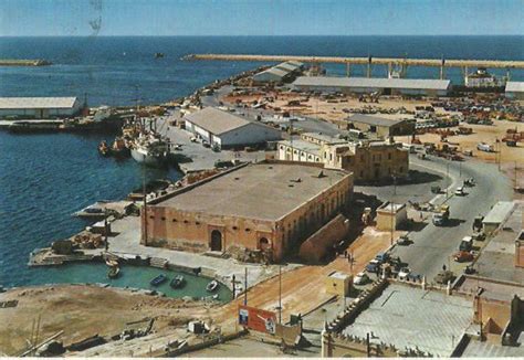 Benghazi port, Libya - 1960s | Libya, Paris skyline, Skyline