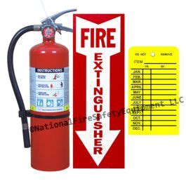 Great 5Lb Victory Dry Chemical Fire Extinguisher Type 2A10BC With Wall ...