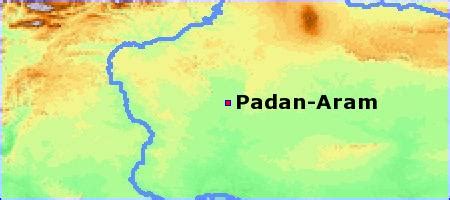 Map - Padan-Aram - BibleBento.com