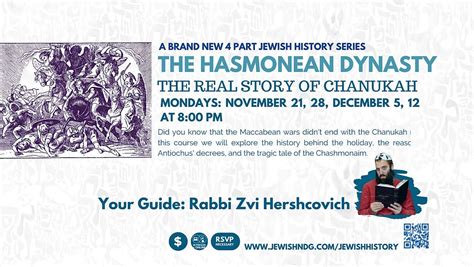 The Hasmonean Dynasty | A Four Week Jewish History Series, Rohr Chabad ...