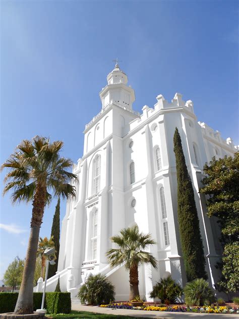 St. George Utah Temple in the Summer