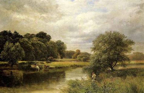 British Paintings: George Turner - The Trent near Anchor Church