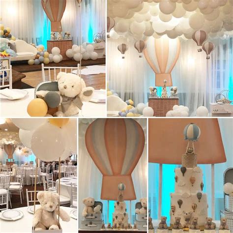 Hot Air Balloon Baby Shower Party Ideas | Photo 2 of 14 | Baby shower ...