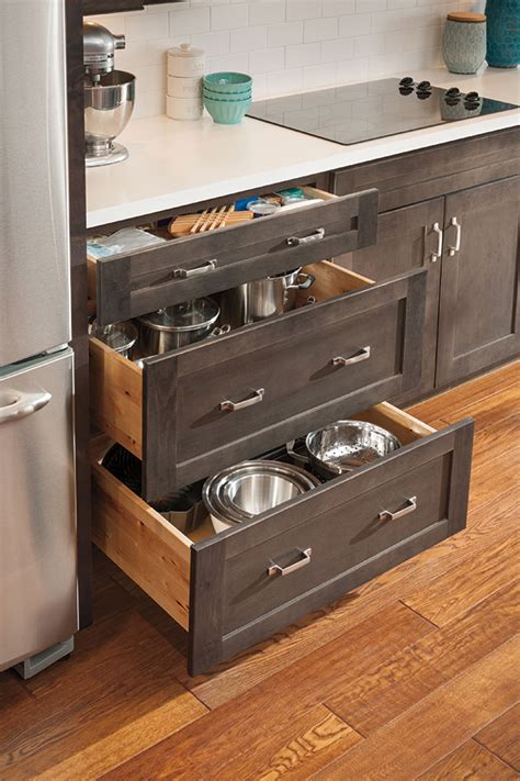 Three Drawer Base Cabinet - Aristokraft Cabinetry