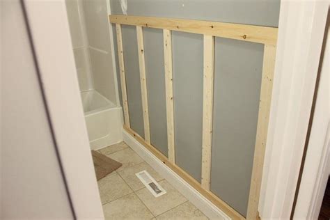 Board and Batten Bathroom DIY | Wall paneling diy, Bathroom wall board ...