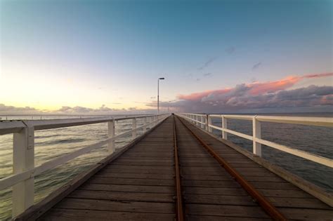 Premium Photo | Sunset in busselton jetty western australia