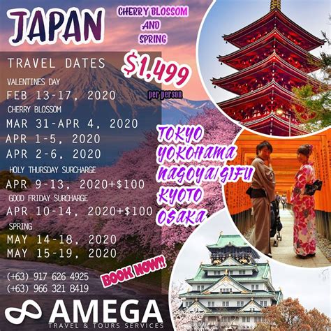 JAPAN CHERRY BLOSSOM & SPRING 2020 - Amega Travel and Tours Services